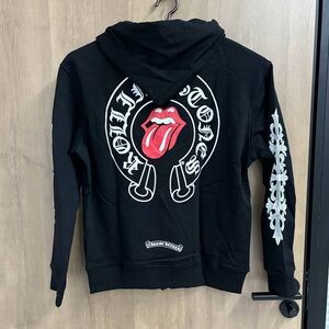 Chrome Hearts black zipper hoodie